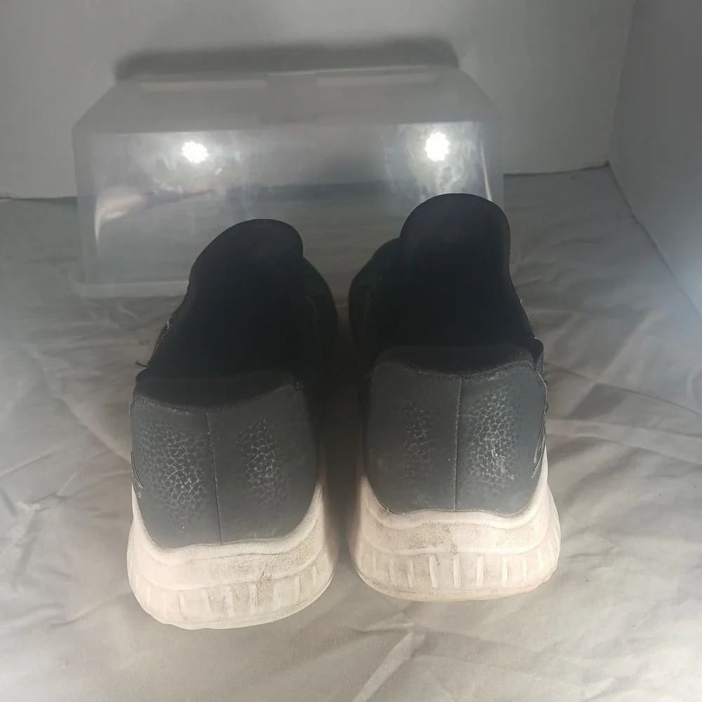 Skechers‎ Bobs Slip-ins Sneakers 9 Black Hands-Free Walking Shoes 117500